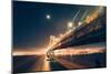 Bay Bridge by Moonlight, San Francisco, California-Vincent James-Mounted Photographic Print