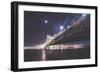 Bay Bridge by Moonlight, San Francisco-Vincent James-Framed Photographic Print