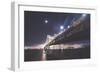 Bay Bridge by Moonlight, San Francisco-Vincent James-Framed Photographic Print