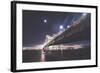 Bay Bridge by Moonlight, San Francisco-Vincent James-Framed Photographic Print