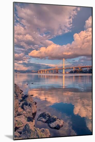 Bay Bridge Cloudscape, Oakland, California-null-Mounted Photographic Print