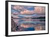 Bay Bridge Cloudscape Wide, Oakland, California-null-Framed Photographic Print