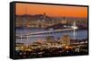 Bay Bridge from Berkeley-John Gavrilis-Framed Stretched Canvas