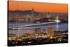 Bay Bridge from Berkeley-John Gavrilis-Stretched Canvas