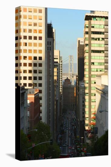 Bay Bridge from Downtown San Francisco-Anna Miller-Stretched Canvas