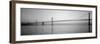 Bay Bridge over the Pacific Ocean, Oakland, San Francisco Bay, San Francisco County, California...-null-Framed Photographic Print