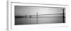 Bay Bridge over the Pacific Ocean, Oakland, San Francisco Bay, San Francisco County, California...-null-Framed Photographic Print