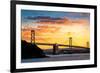 Bay Bridge over the Pacific Ocean, Oakland, San Francisco Bay, San Francisco County, California-null-Framed Photographic Print