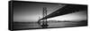 Bay Bridge San Francisco Ca USA-null-Framed Stretched Canvas