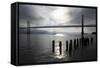 Bay Bridge, San Francisco, California, United States of America, North America-Richard Cummins-Framed Stretched Canvas