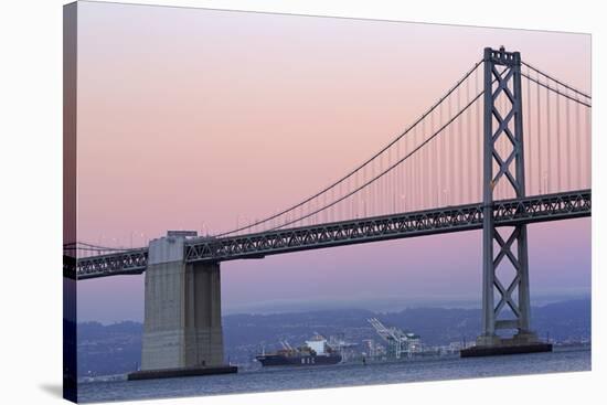 Bay Bridge, San Francisco, California, United States of America, North America-Richard Cummins-Stretched Canvas