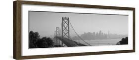 Bay Bridge, Skyline, City, San Francisco, California, USA-null-Framed Photographic Print