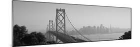 Bay Bridge, Skyline, City, San Francisco, California, USA-null-Mounted Photographic Print