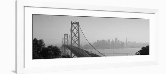 Bay Bridge, Skyline, City, San Francisco, California, USA-null-Framed Photographic Print