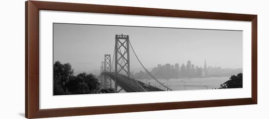 Bay Bridge, Skyline, City, San Francisco, California, USA-null-Framed Photographic Print