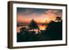 Bay Bridge Sunrise from Treasure Island, San Francisco, California-Vincent James-Framed Photographic Print