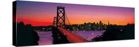 Bay Bridge to San Francisco-null-Stretched Canvas