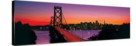 Bay Bridge to San Francisco-null-Stretched Canvas