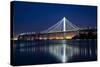 Bay Bridge-John Roman Images-Stretched Canvas