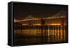 Bay Bridge-Lance Kuehne-Framed Stretched Canvas