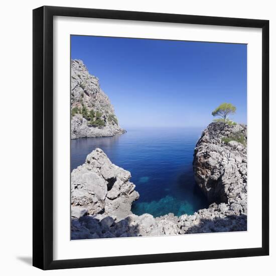 Bay Cala De Sa Calobra, Majorca (Mallorca), Balearic Islands (Islas Baleares)-Markus Lange-Framed Photographic Print