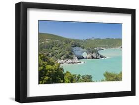 Bay Cala San Felice with Rock Gate Architiello Di San Felice, Italy-Markus Lange-Framed Photographic Print