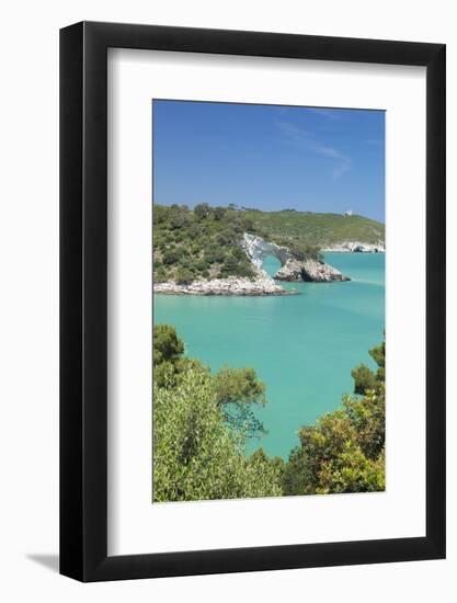 Bay Cala San Felice with Rock Gate Architiello Di San Felice, Italy-Markus Lange-Framed Photographic Print