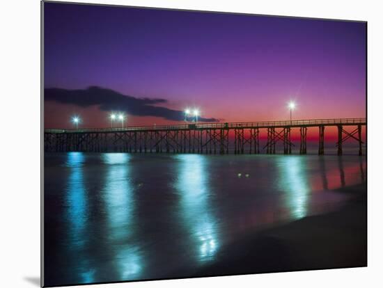 Bay Co.Pier, Gulf of Mexico, Panama City Beach, FL-Jim Schwabel-Mounted Photographic Print