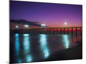 Bay Co.Pier, Gulf of Mexico, Panama City Beach, FL-Jim Schwabel-Mounted Photographic Print