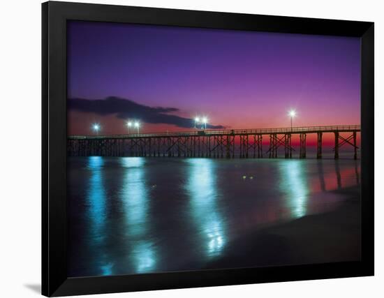 Bay Co.Pier, Gulf of Mexico, Panama City Beach, FL-Jim Schwabel-Framed Photographic Print