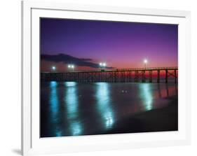 Bay Co.Pier, Gulf of Mexico, Panama City Beach, FL-Jim Schwabel-Framed Photographic Print