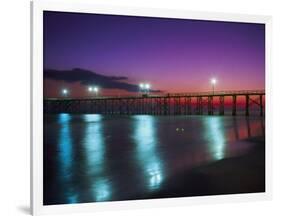 Bay Co.Pier, Gulf of Mexico, Panama City Beach, FL-Jim Schwabel-Framed Photographic Print