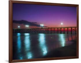 Bay Co.Pier, Gulf of Mexico, Panama City Beach, FL-Jim Schwabel-Framed Photographic Print