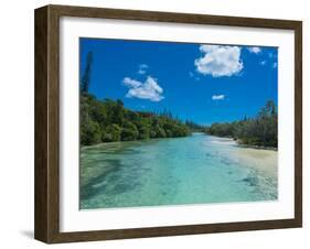 Bay de Oro, Ile Des Pins, New Caledonia, Melanesia, South Pacific, Pacific-Michael Runkel-Framed Photographic Print