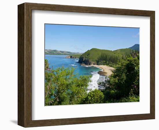 Bay Des Tortues on the West Coast of Grand Terre, New Caledonia, Melanesia, South Pacific, Pacific-Michael Runkel-Framed Photographic Print