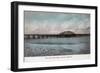 Bay Farm Island Bridge - Alameda, CA-Lantern Press-Framed Art Print