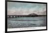 Bay Farm Island Bridge - Alameda, CA-Lantern Press-Framed Art Print