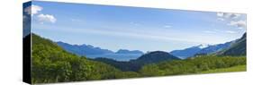 Bay from the Lost Lake Trail, Resurrection Bay, Kenai Mountains, Kenai Peninsula, Seward, Alaska...-null-Stretched Canvas