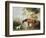 Bay Horse and White Dog-George Stubbs-Framed Art Print