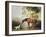 Bay Horse and White Dog-George Stubbs-Framed Art Print