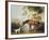 Bay Horse and White Dog-George Stubbs-Framed Art Print