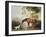 Bay Horse and White Dog-George Stubbs-Framed Premium Giclee Print