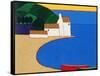 Bay in Southern Brittany, 2004-Eithne Donne-Framed Stretched Canvas