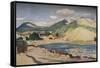 'Bay in the South of France', 1931-Derwent Lees-Framed Stretched Canvas