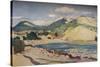 'Bay in the South of France', 1931-Derwent Lees-Stretched Canvas