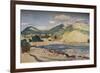 'Bay in the South of France', 1931-Derwent Lees-Framed Giclee Print