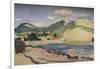 'Bay in the South of France', 1931-Derwent Lees-Framed Giclee Print