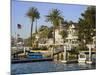 Bay Island in Balboa, Newport Beach, Orange County, California, United States of America, North Ame-Richard Cummins-Mounted Photographic Print