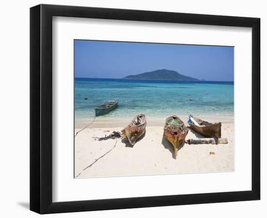 Bay Islands, Cayos Cochinos, Chachauate Caye, Honduras-Jane Sweeney-Framed Photographic Print