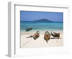 Bay Islands, Cayos Cochinos, Chachauate Caye, Honduras-Jane Sweeney-Framed Photographic Print